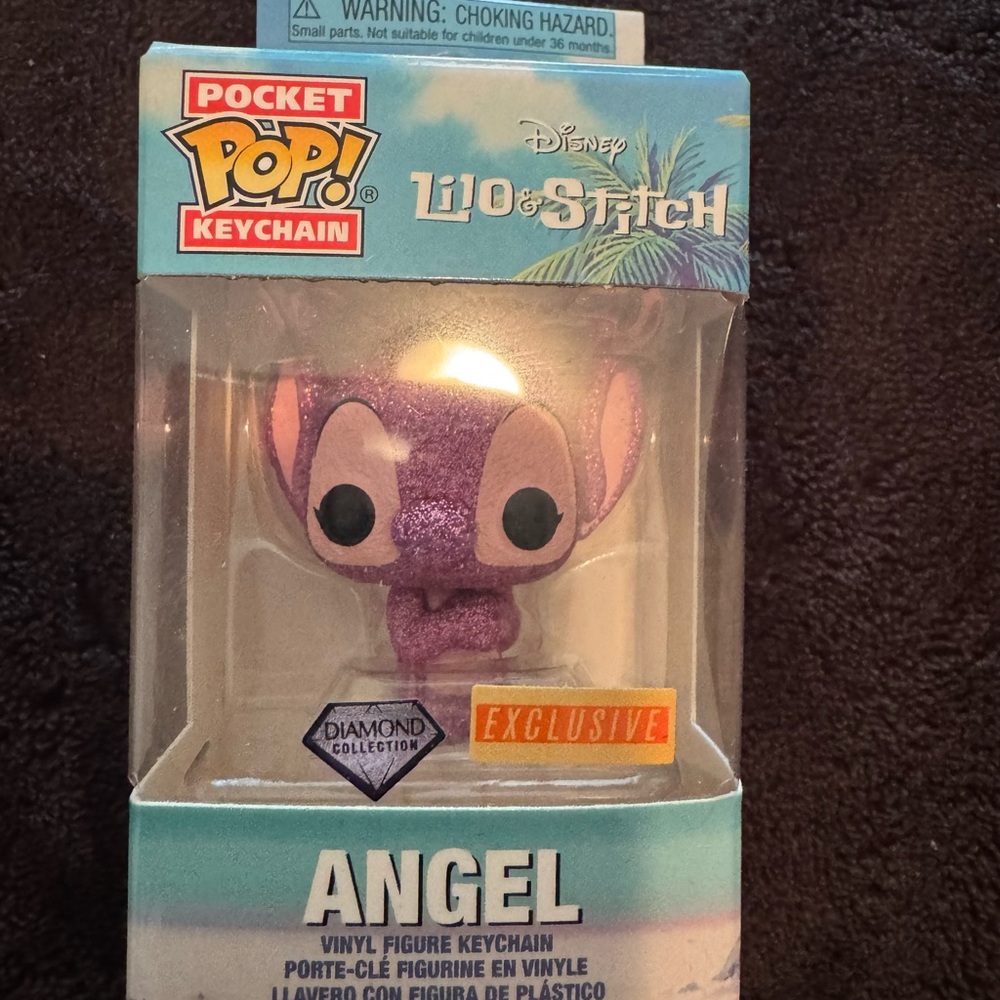 Funko Pop! Keychain Disney Lilo & Stitch Angel Exclusive